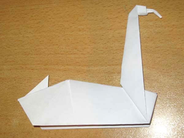 Оригами Лебедь