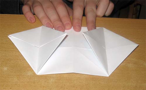 Изготовление оригами поросенка